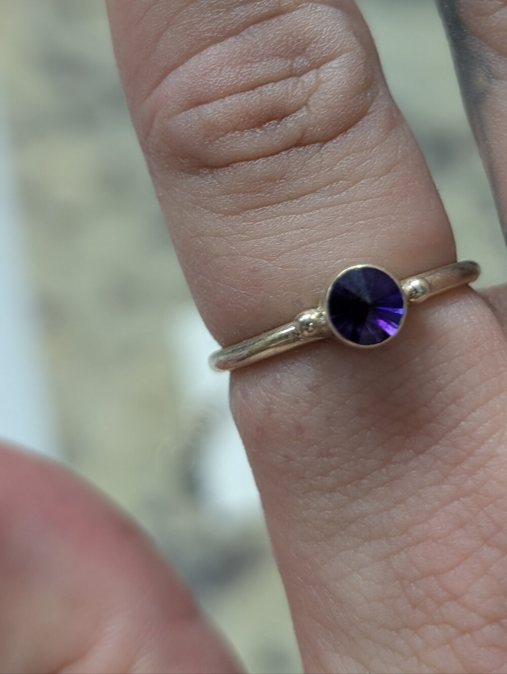 Brazilian Amethyst Natural Gemstone With Sterling Silver